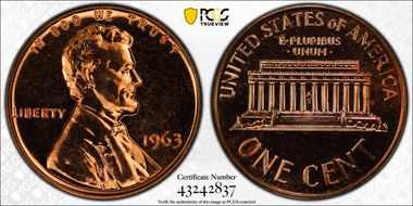 1963 1C PR66RD
