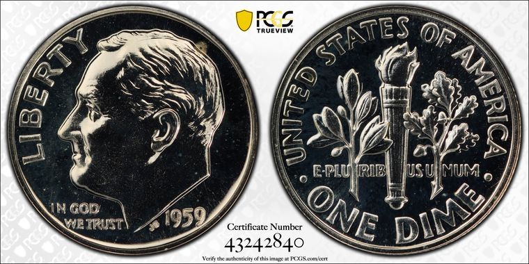 Cert 43242840 - Coin Image