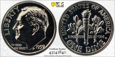 1959 10C PR66
