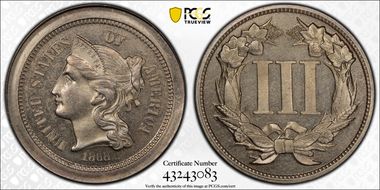 1868 3C J-615 Thick PR64