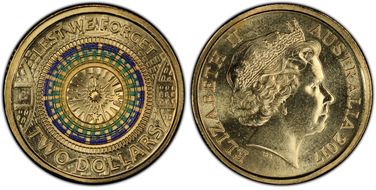 2017-C $2 Lest We Forget Colorized MS68