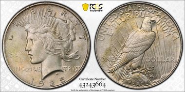 1925 $1 MS62