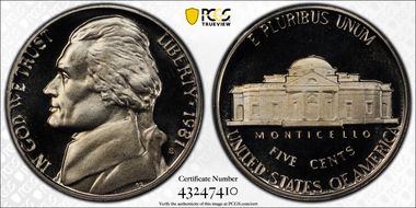 1981-S 5C Type 2 PR70DCAM