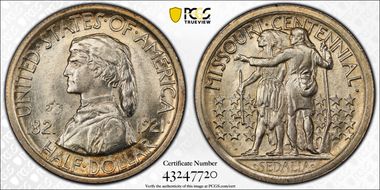 1921 50C Missouri, 2*4 MS64