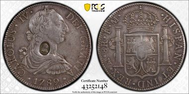(1797) $1 S-3765A KM-632 C/M on Mex 8R AU50