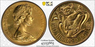 1980 $200 Koala MS65