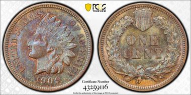1909 1C Indian MS63BN