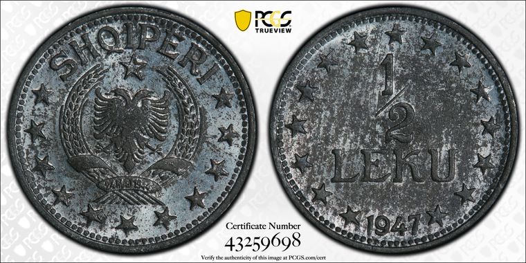 Cert 43259698 - Coin Image