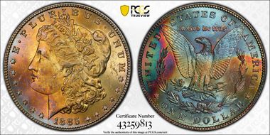 1885 $1 MS63