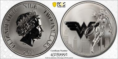 2021 $2 Wonder Woman MS68