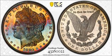 1880-S $1 MS64