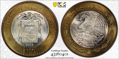 2005-Mo 100 P Aguascalientes MS66