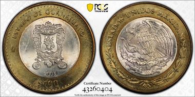 2005-Mo 100 P Guanajuato MS64