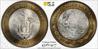 2003-Mo 100 P Veracruz-Llave MS65