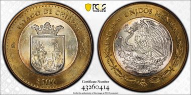2005-Mo 100 P Chiapas MS65