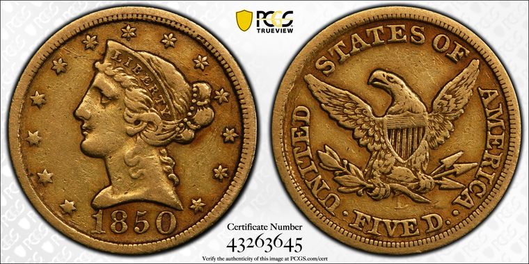 Cert 43263645 - Coin Image