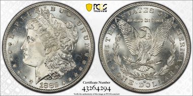 1882-S $1 MS66