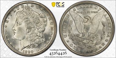 1890-O $1 MS64