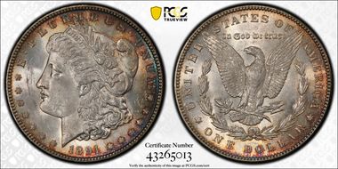 1891 $1 MS62