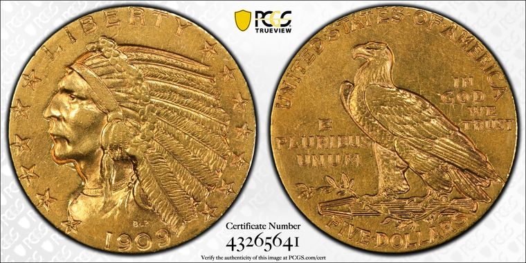 Cert 43265641 - Coin Image