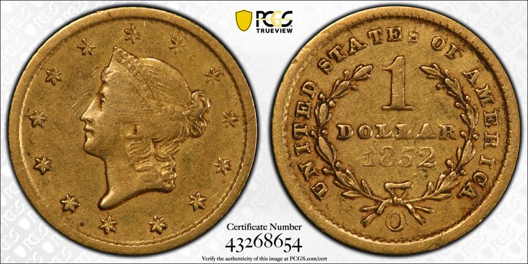 Cert 43268654 - Coin Image