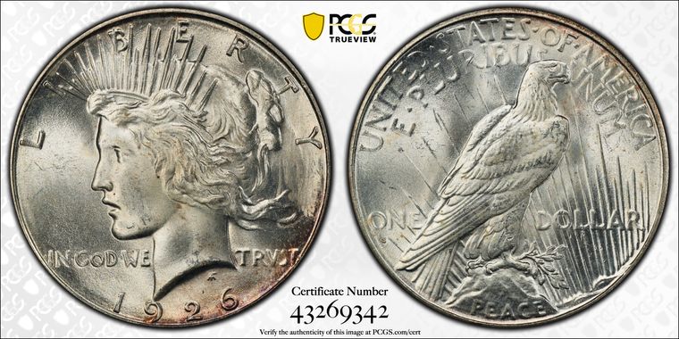 Cert 43269342 - Coin Image