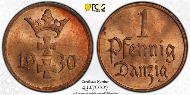 Cert 43270107 - Coin Image