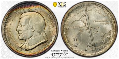 1936 50C Cleveland MS66+