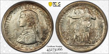 1921 50C Missouri, 2*4 MS64