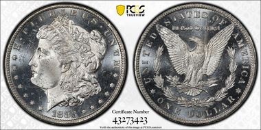 1883-CC $1 MS64PL