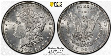1897 $1 MS62