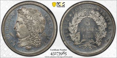 "1848" P5 Fr Maz-1279a Tin SP64