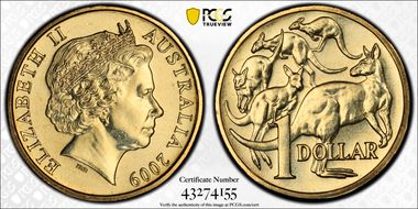 2009 $1 MS67