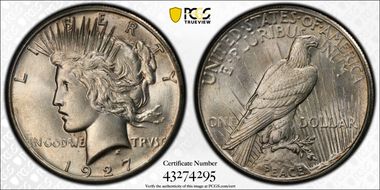1927 $1 MS64