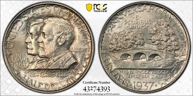 1937 50C Antietam MS64