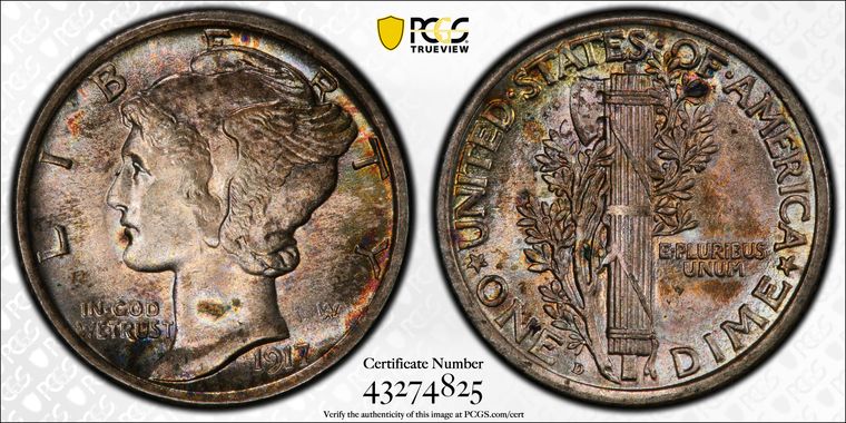 Cert 43274825 - Coin Image