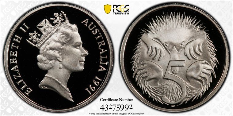 Cert 43275992 - Coin Image