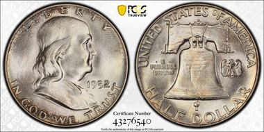 1952-D 50C FS-401 "Booger" Variety MS64FBL