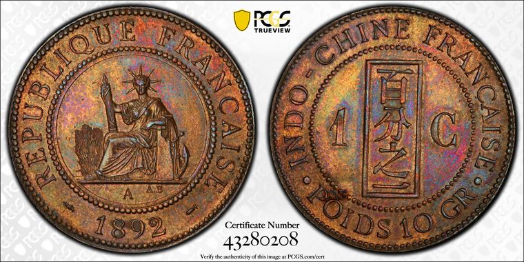 Cert 43280208 - Coin Image