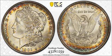 1901-O $1 MS65+