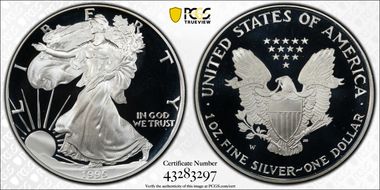 1995-W $1 Silver Eagle PR69DCAM