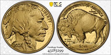2006-W $50 American Buffalo .9999 Fine Gold PR70DCAM
