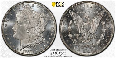 1879-S $1 MS64+