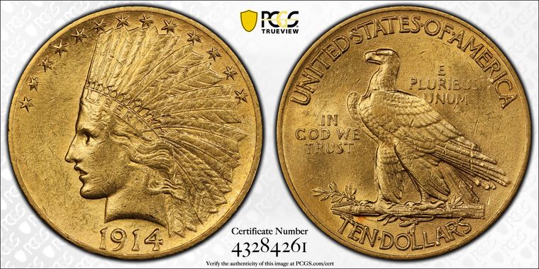 Cert 43284261 - Coin Image