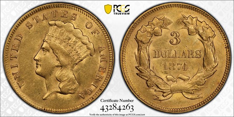 Cert 43284263 - Coin Image