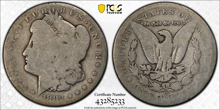 Cert 43285233 - Coin Image