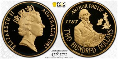 1987 $200 A.Phillip PR69DCAM