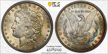 1887 $1 MS64