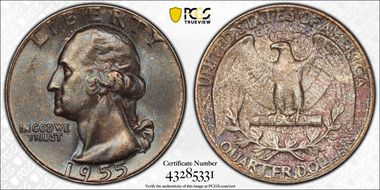 1955 25C MS66