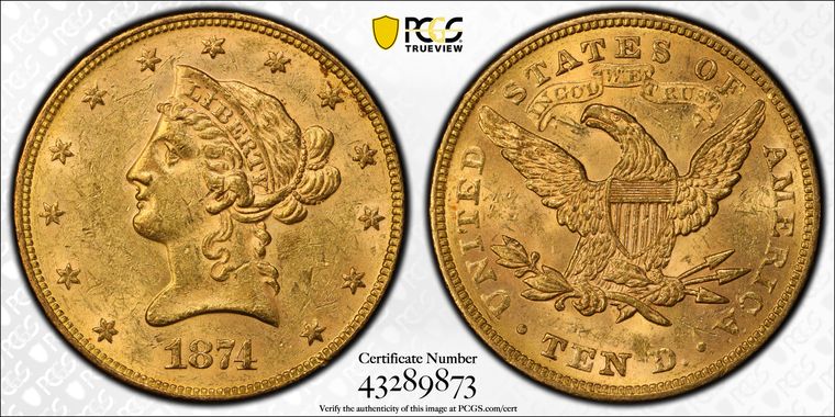 Cert 43289873 - Coin Image